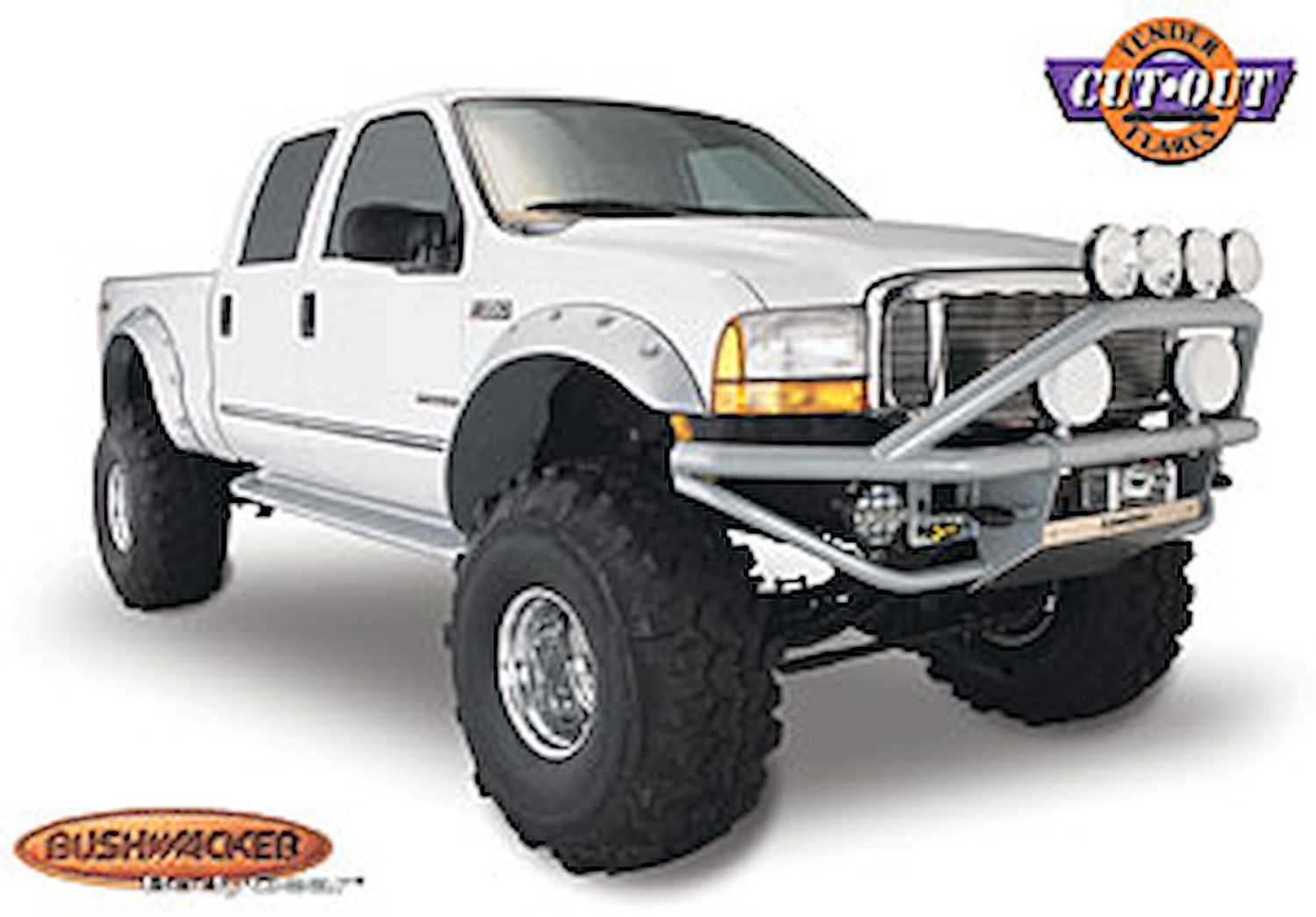 Cut-Out Style Fender Flares 1999-2007 F250/F350/F450/F550 Super