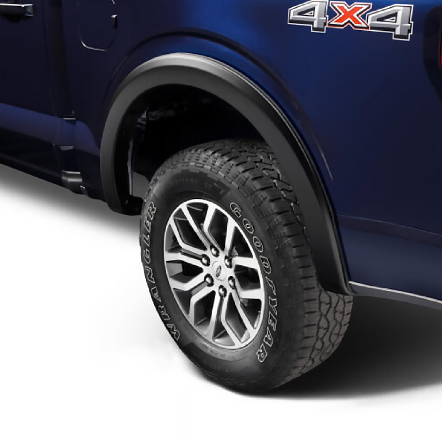 OE-Style Rear Fender Flares for Select Ford F-150 Trucks - Matte Black Smooth Finish