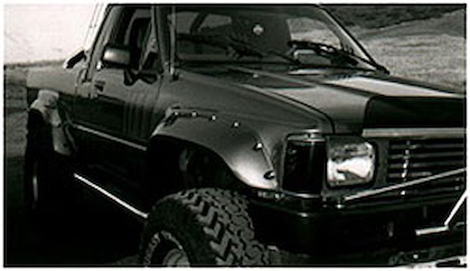 Cut-Out Style Fender Flares 1984-88 Toyota Truck 4wd