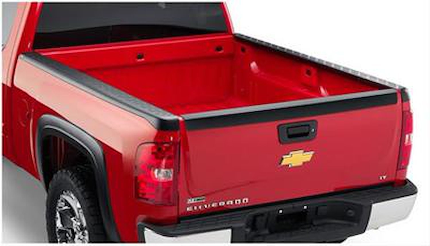 OE-Style Bedrail Caps without Stake Pocket Holes 2007-13 Chevy Silverado (97.6" Bed)