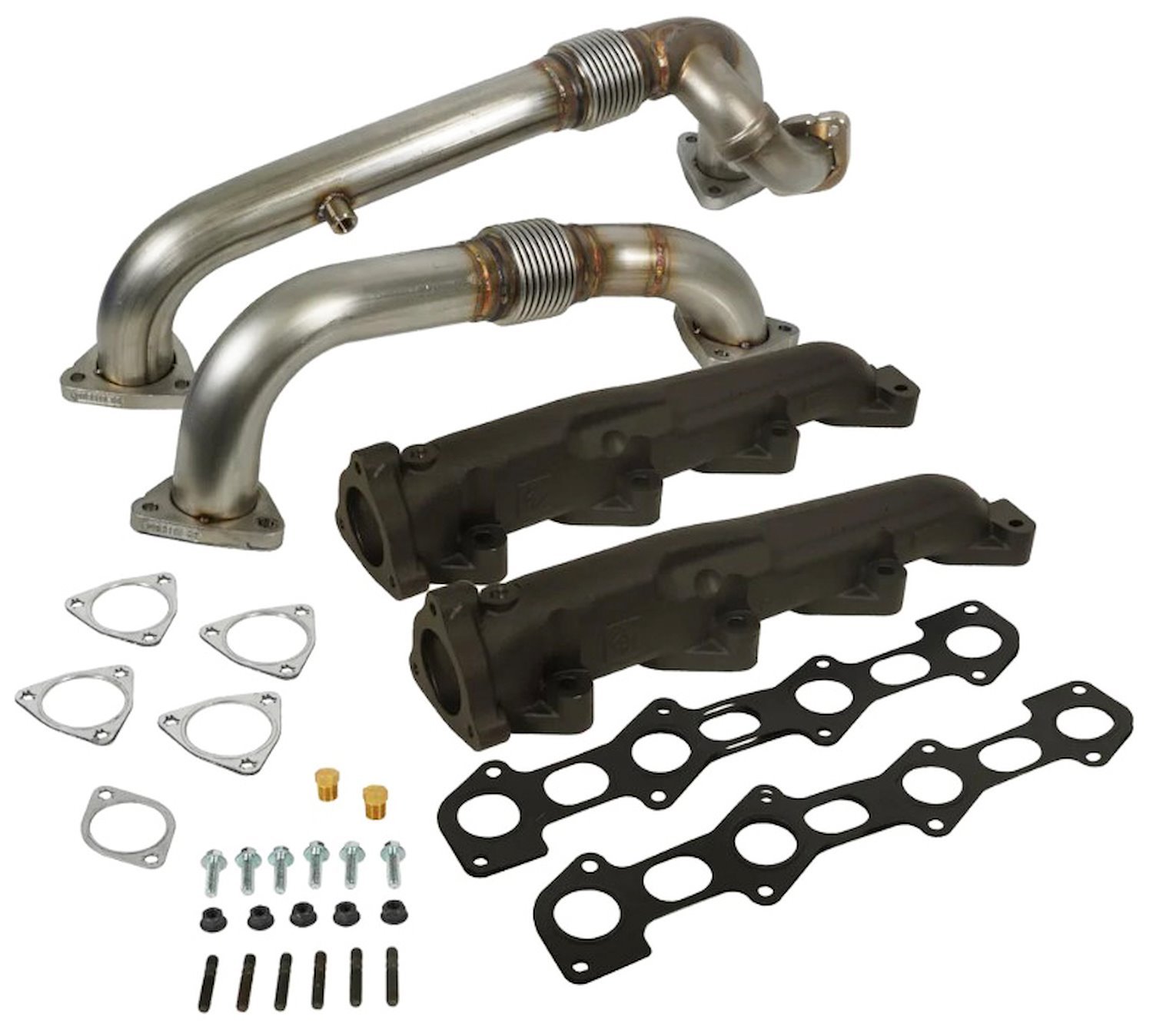 Exhaust Manifold and Up-Pipe Kit for 2008-2010 Ford 6.4L Power Stroke