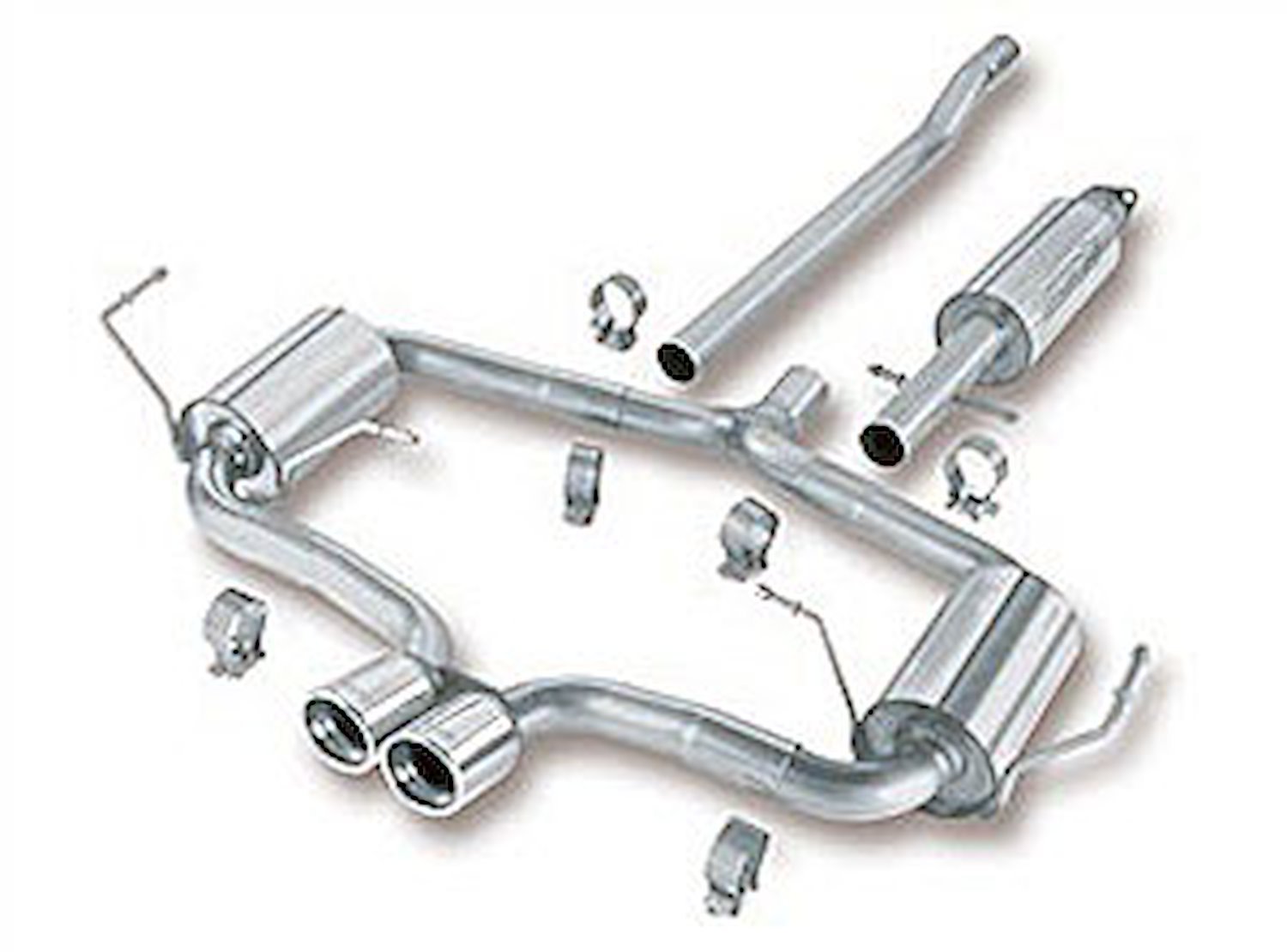 Cat-Back Exhaust System 2004-2006 Mini Cooper 1.6L Supercharged