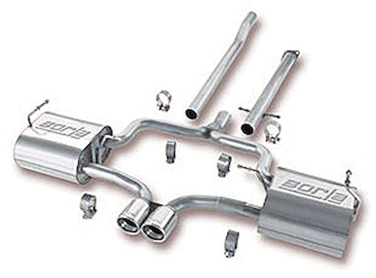 Cat-Back Exhaust System 2004-2006 Mini Cooper S 1.6L Supercharged