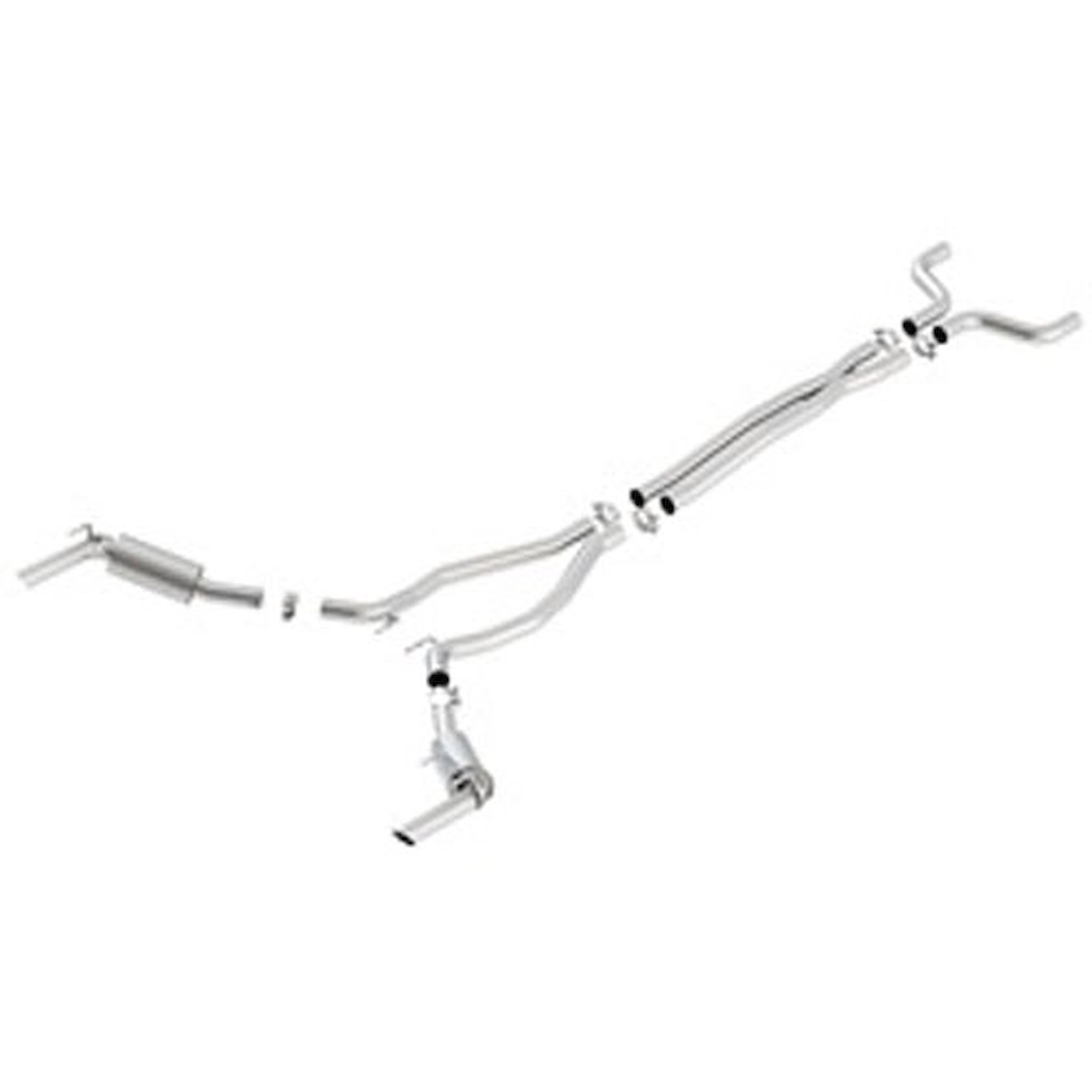 Cat-Back Exhaust System 2014-2015 Camaro SS 6.2L with Ground Effects