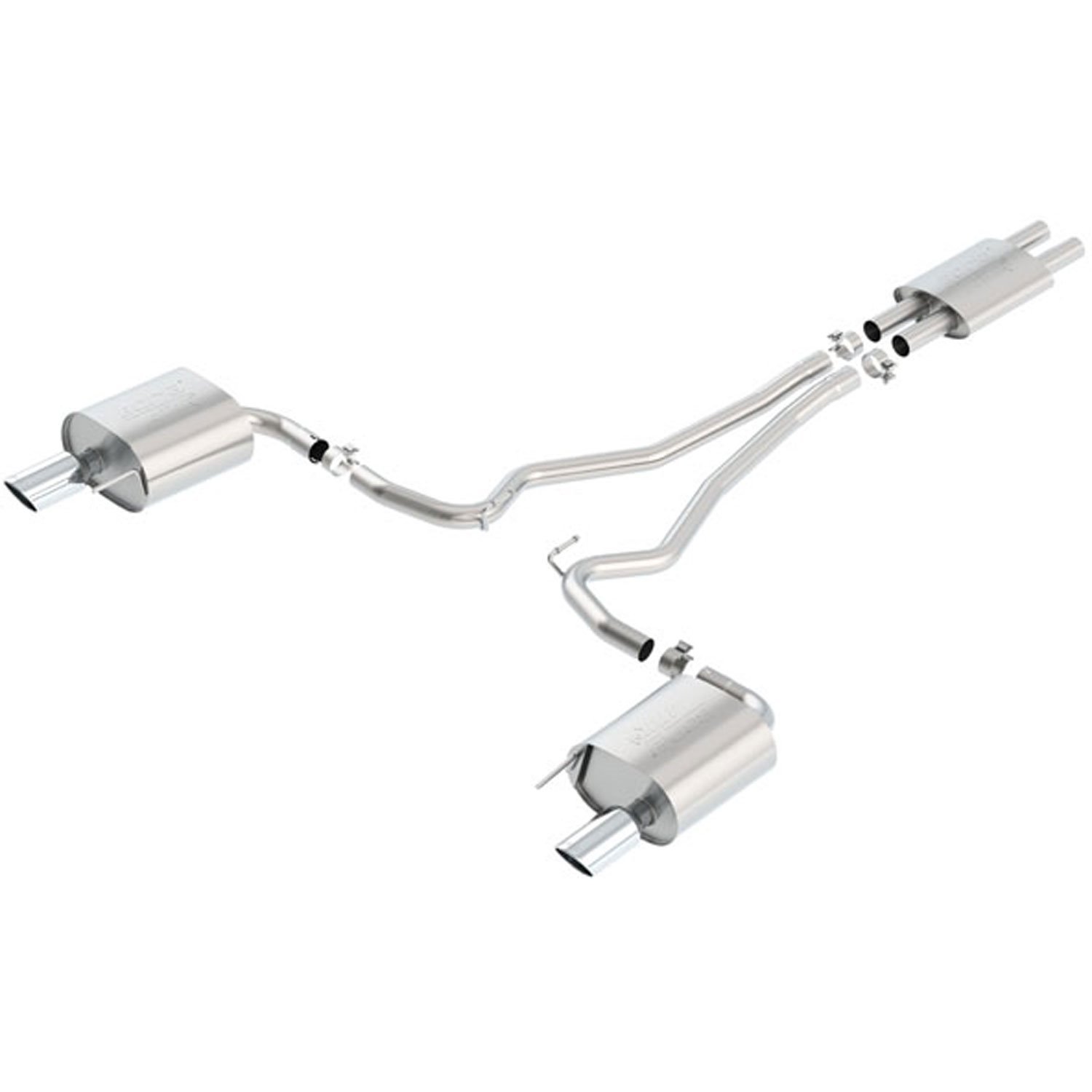Cat-Back Exhaust System 2015-17 Ford Mustang V6 3.7L