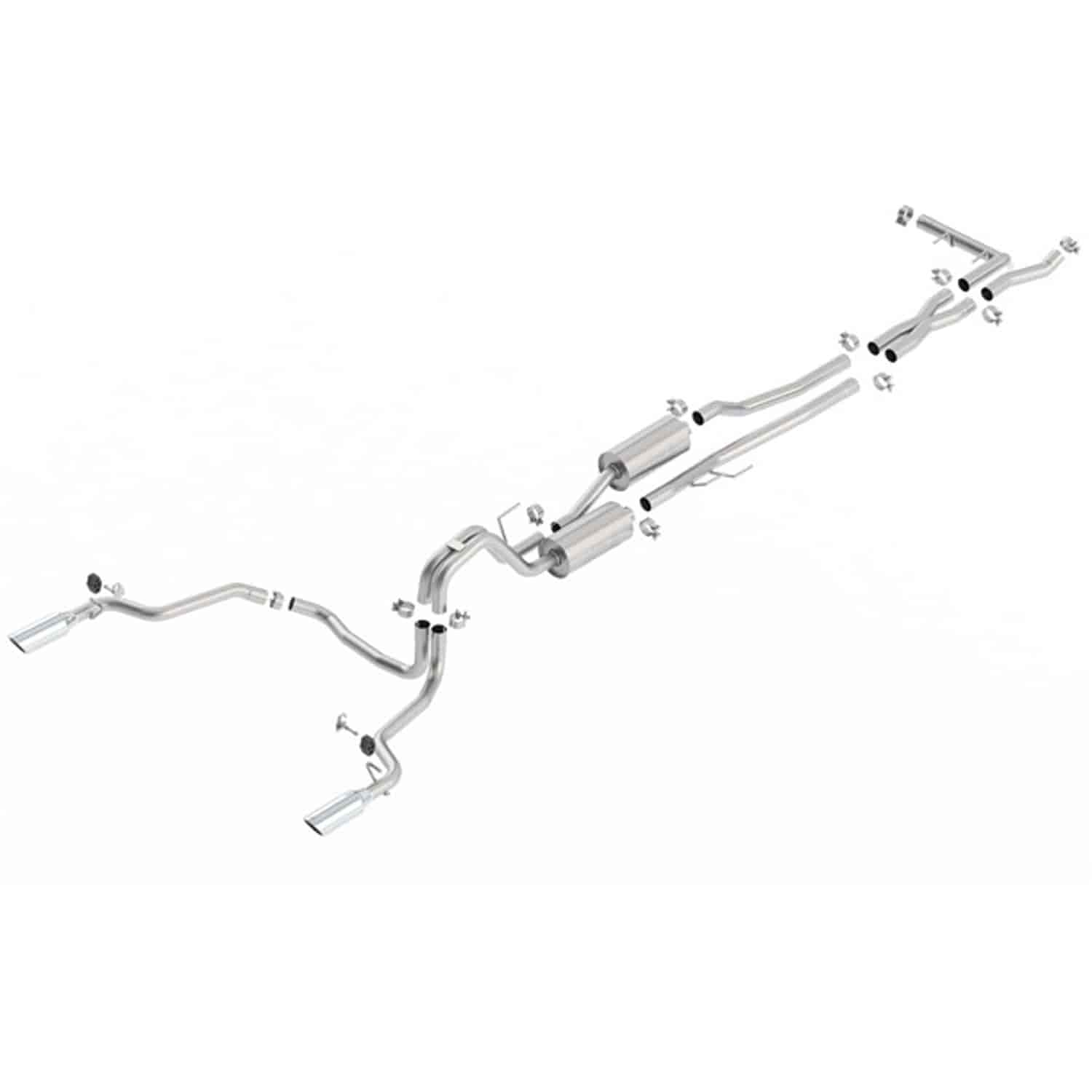 Cat-Back Exhaust System 2015-2016 F-150 3.5L EcoBoost 2/4WD