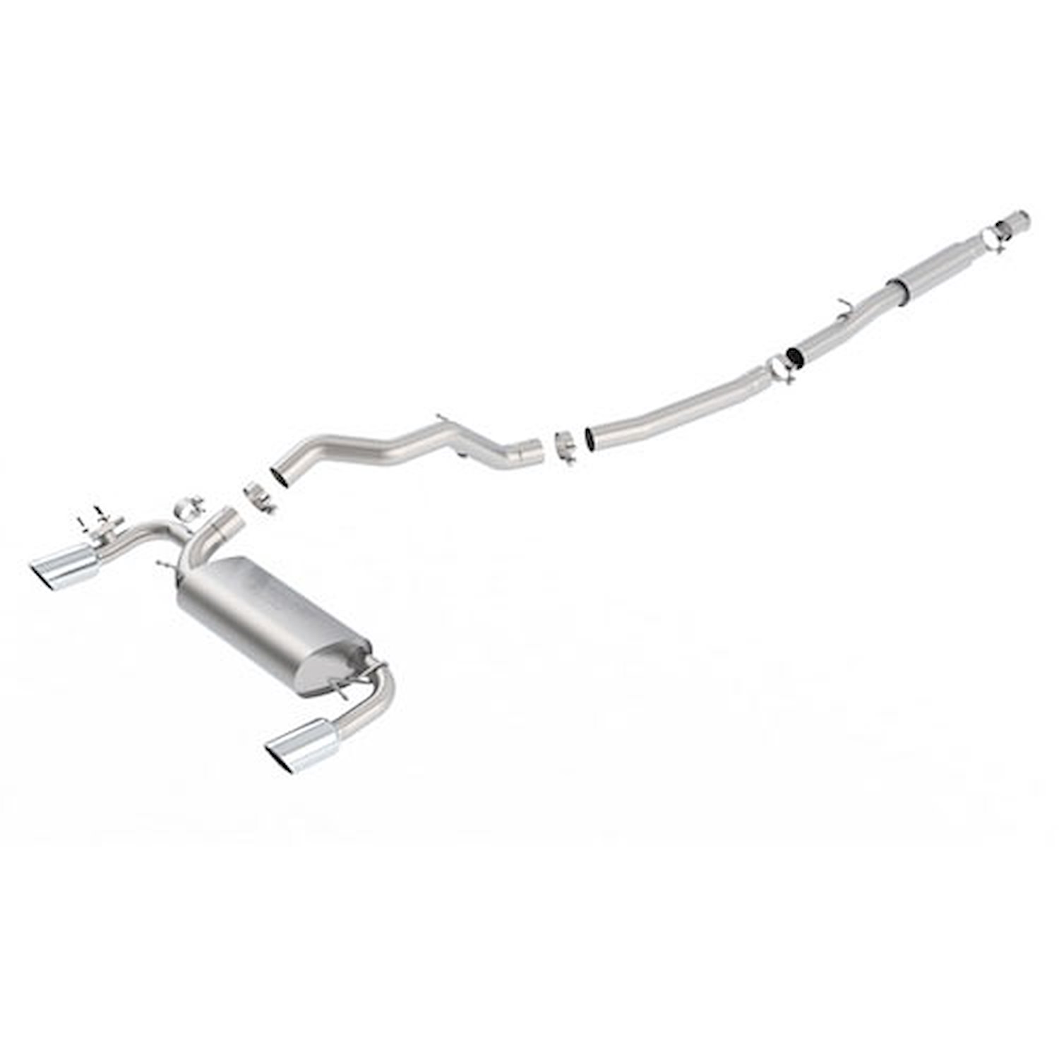 Cat-Back Exhaust System 2016-2018 Ford Focus RS Turbo