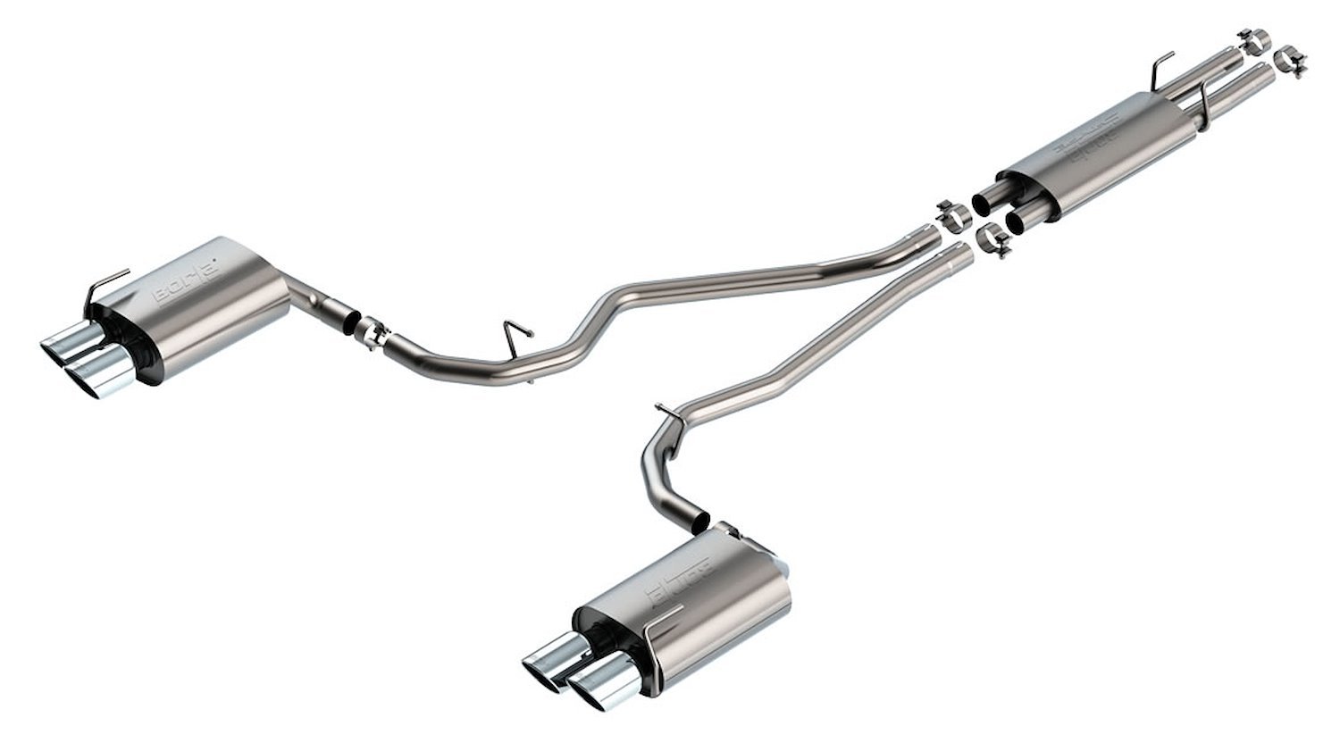 S-Type Cat-Back Exhaust System Fits Late-Model Ford Explorer