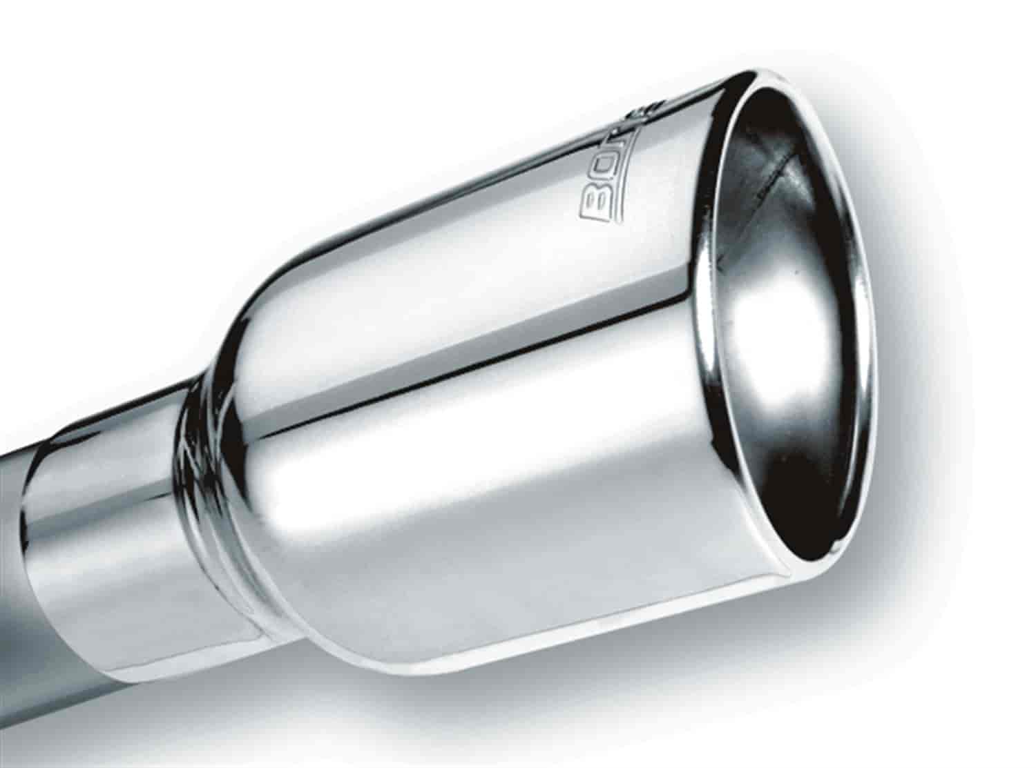 Stainless Steel Exhaust Tip Outlet Size: 4-1/4" x 3-1/2"