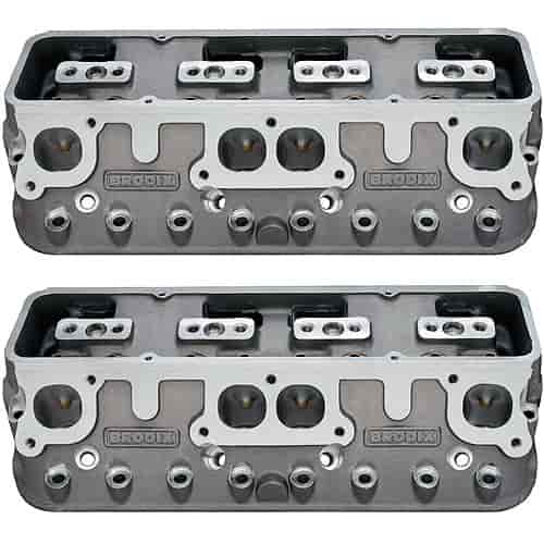 13° 4.500 Bore Spacing Series Cylinder Heads Unfinished, Needs Professional Machining to Finish