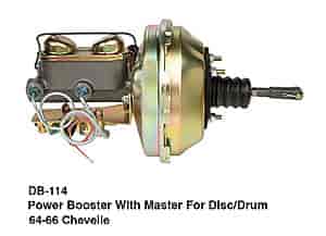 Power Booster With Master Cylinder 1964-1966 Chevy Chevelle