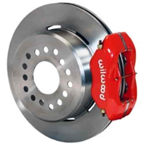 12 in. Wilwood Smooth Rotors / 4 Piston Red Calipers With Parking Brake