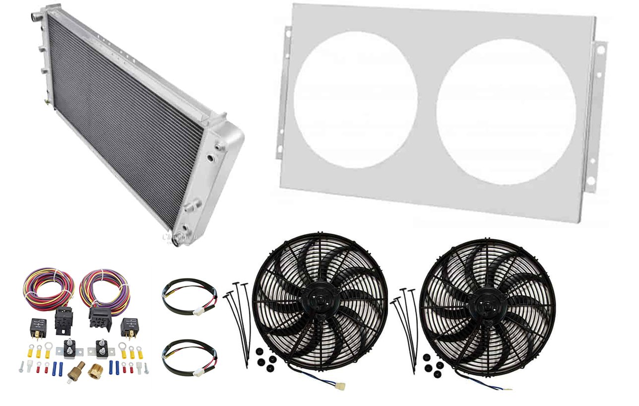CC1517 All-Aluminum Radiator System Kit for Select 1994-1996 GM Vehicles