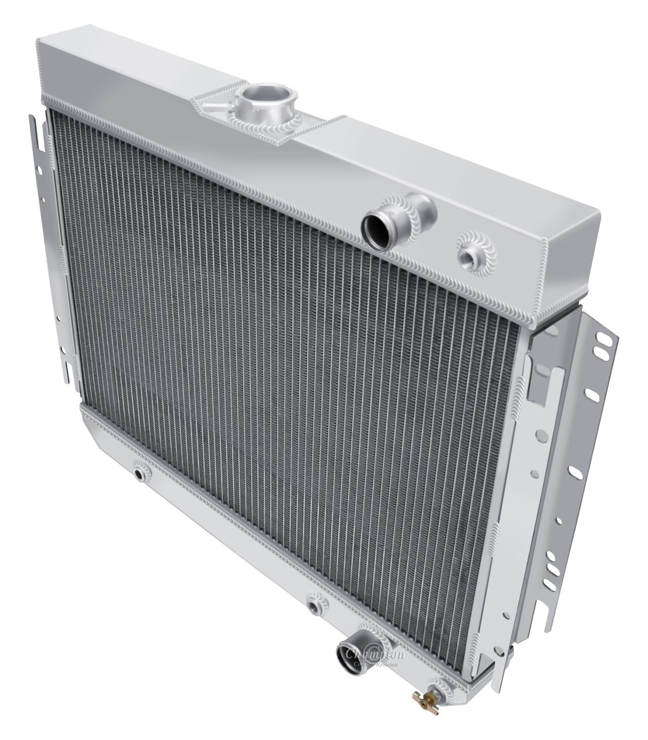 GM LS Conversion/Dual-Pass Radiator 1963-1968 Chevy Bel Air/Biscayne/Impala, 1964-1967 Chevy Chevelle/El Camino