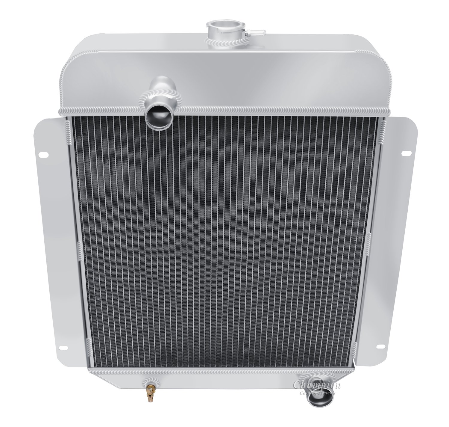 Aluminum Universal Racing Radiator Fabricated For Ford Mopar Crossflow 24 x19