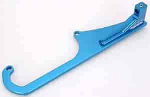 Adjustable Throttle Cable Bracket - Blue Fits 4500 Series Dominator with Morse Style 33-C Cable