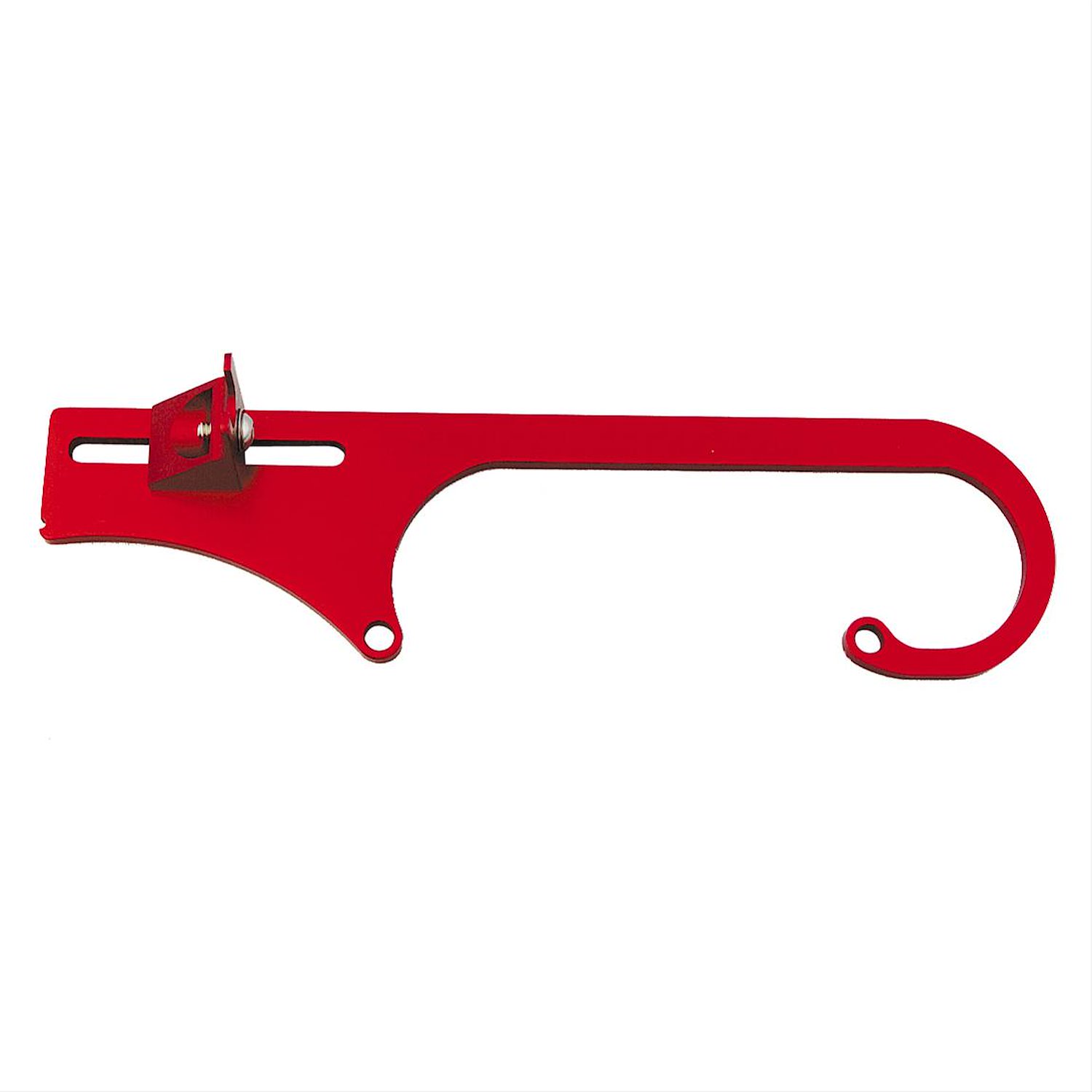 Adjustable Throttle Cable Bracket - Red Fits 4150/3310 Series Holley 750 with Ford Cable