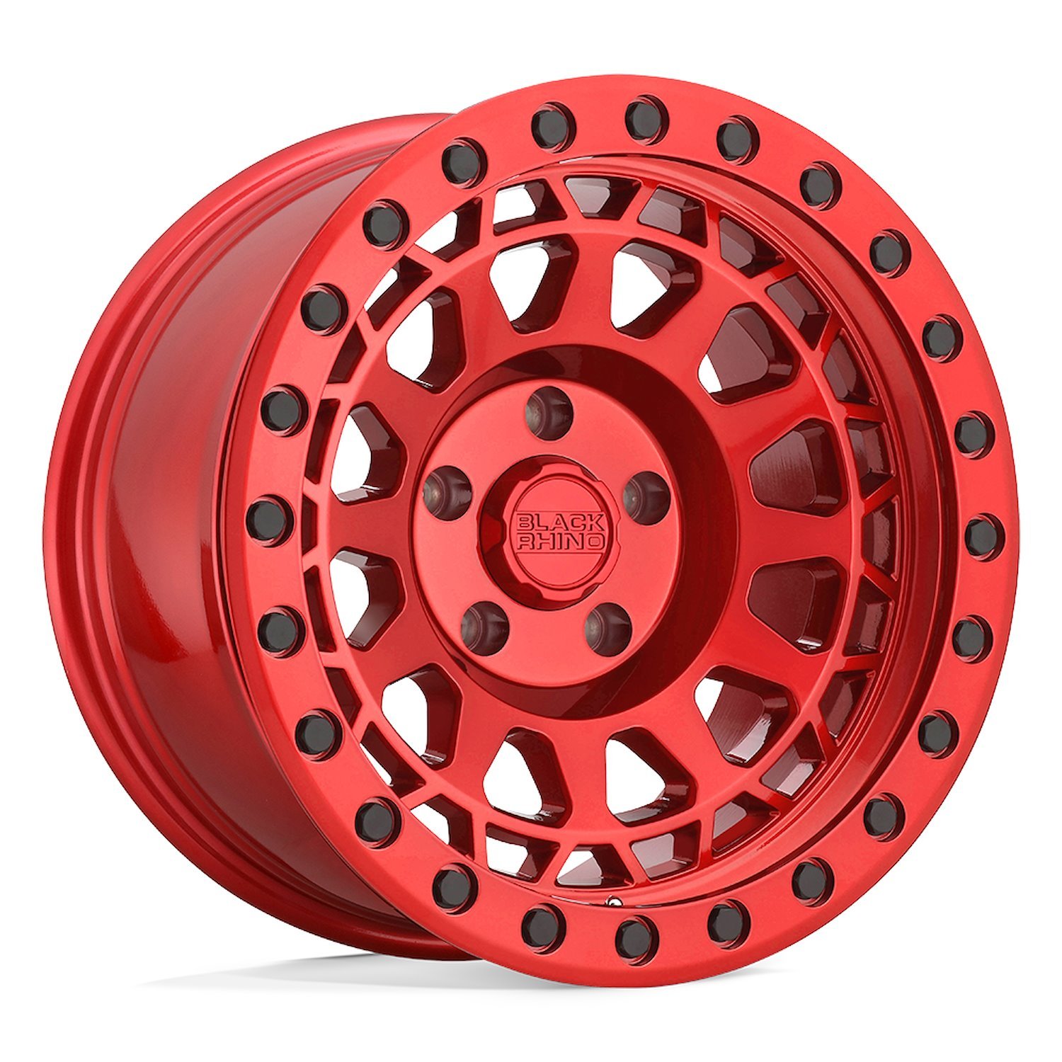 1895PRM-26140R12 PRIMM Wheel [Size: 18" x 9.50"] Candy Red w/Black Bolts