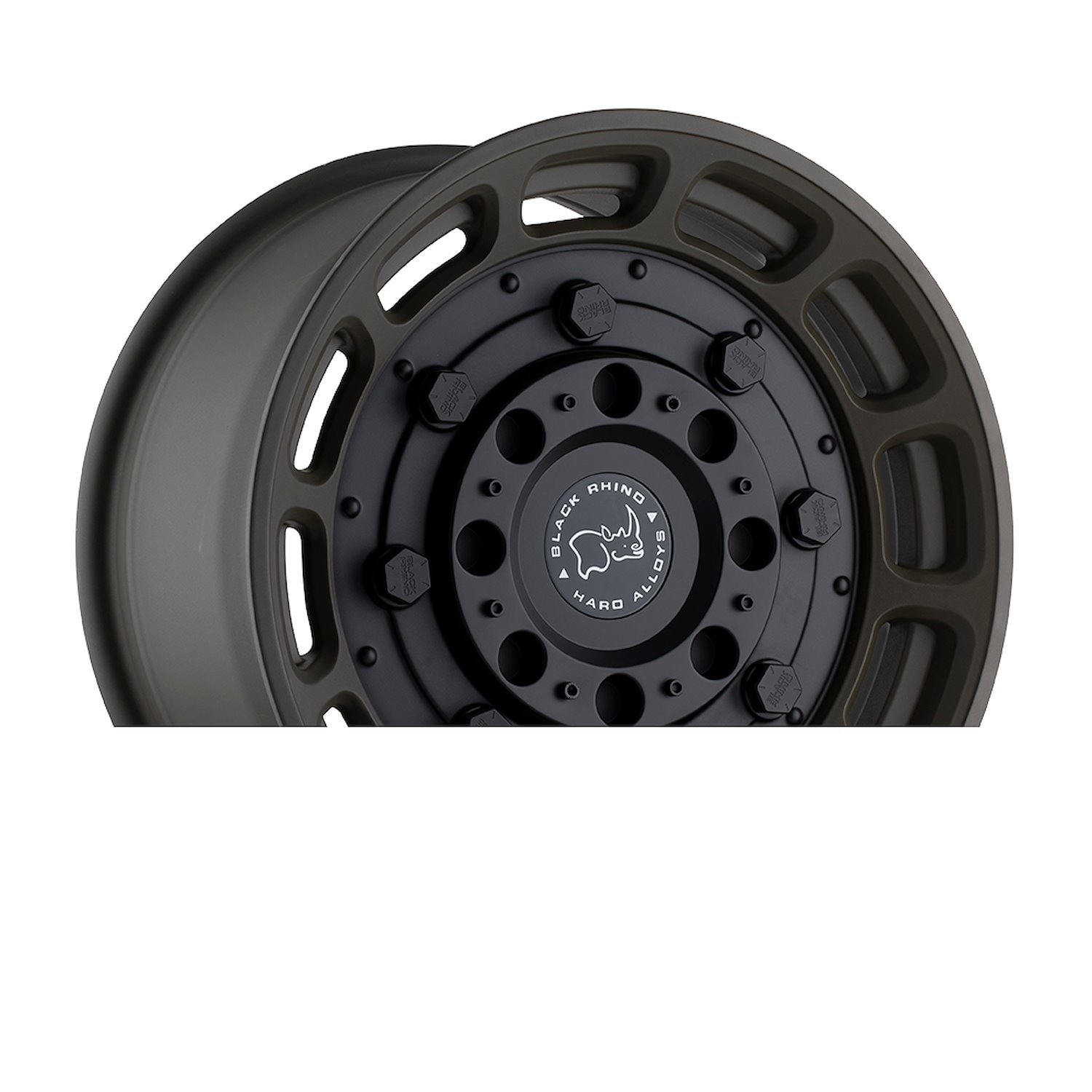 1785WHG005127N71 WARTHOG Wheel [Size: 17" x 8.50"] Matte Olive Dab Green w/Black Center