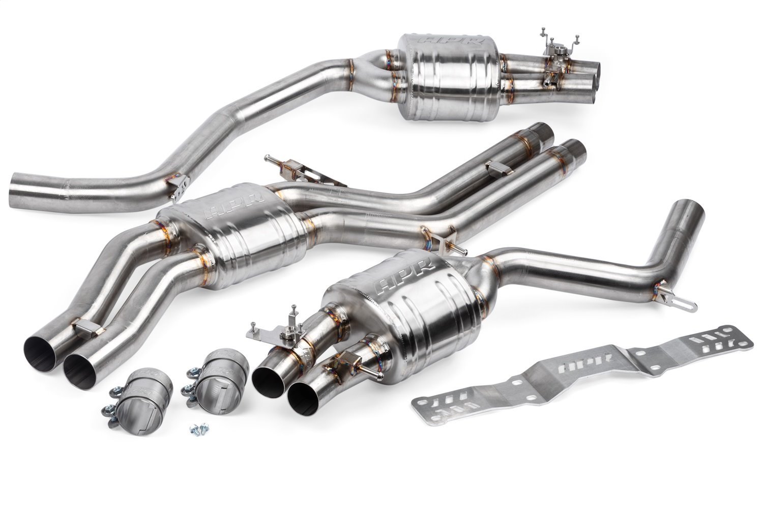 Catback Exhaust System with Center Muffler - 4.0 TFSI - C7 RS6 and RS7