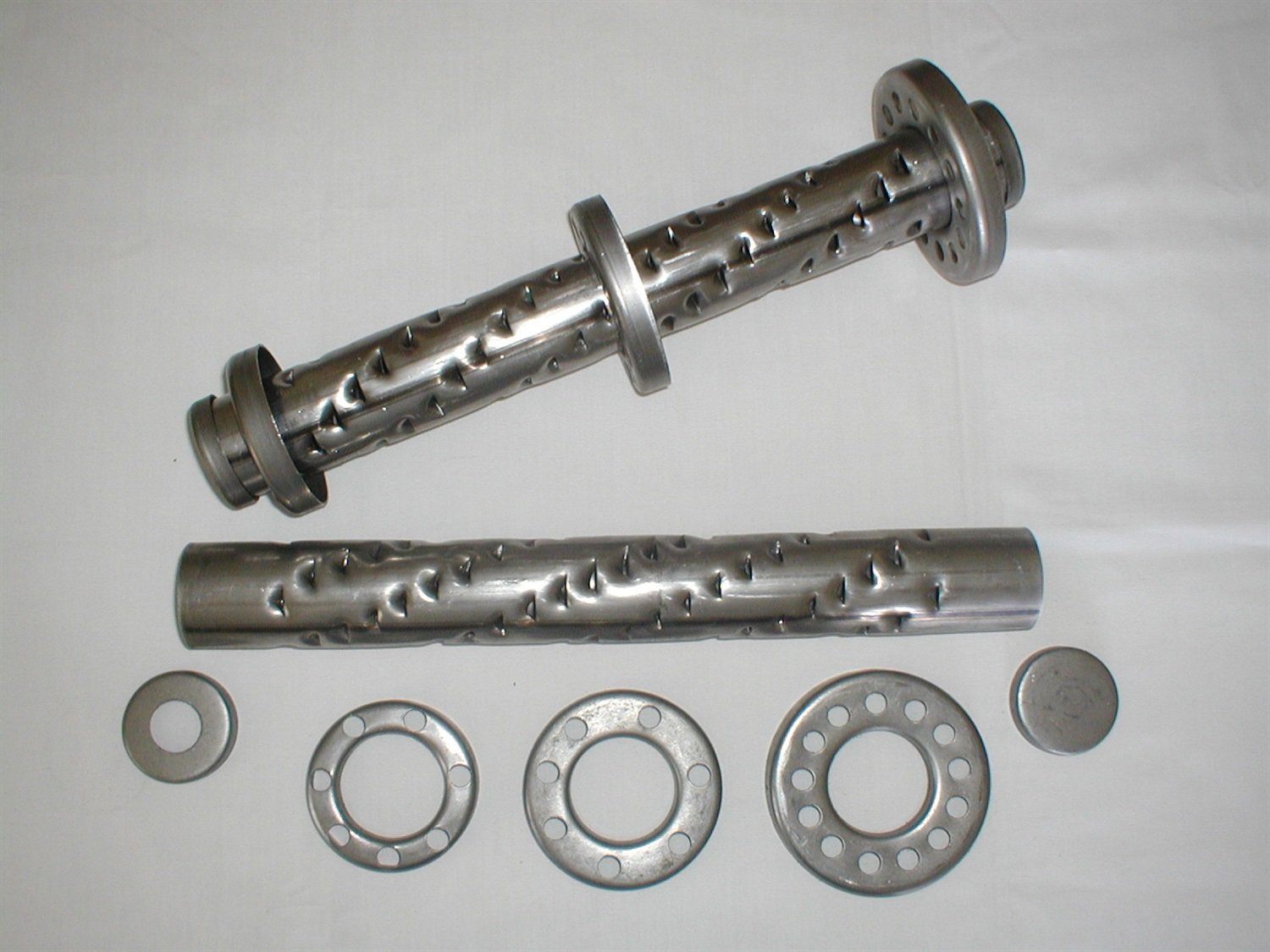 Lake Style Header Muffler Kit w/Round Flange Incl.