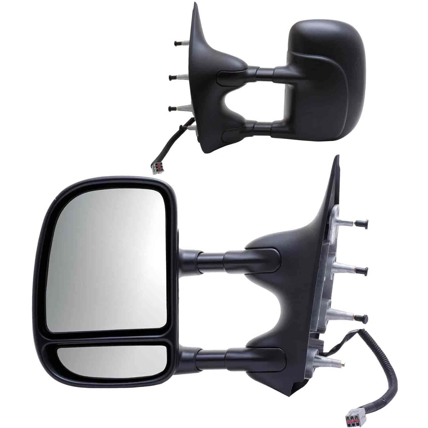 OEM Style Replacement mirror set for 09-14 Ford Econoline Van extendable towing mirror driver and pa