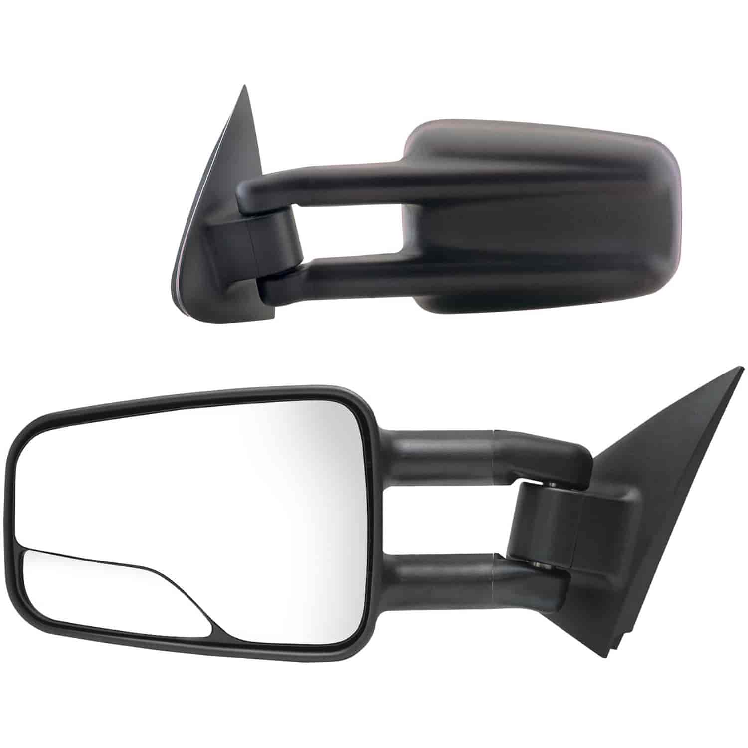 OEM Style Replacement Mirror Set Fits Select 1999-2007 Chevy Silverado, GMC Sierra, Cadillac Escalade [Extendable]