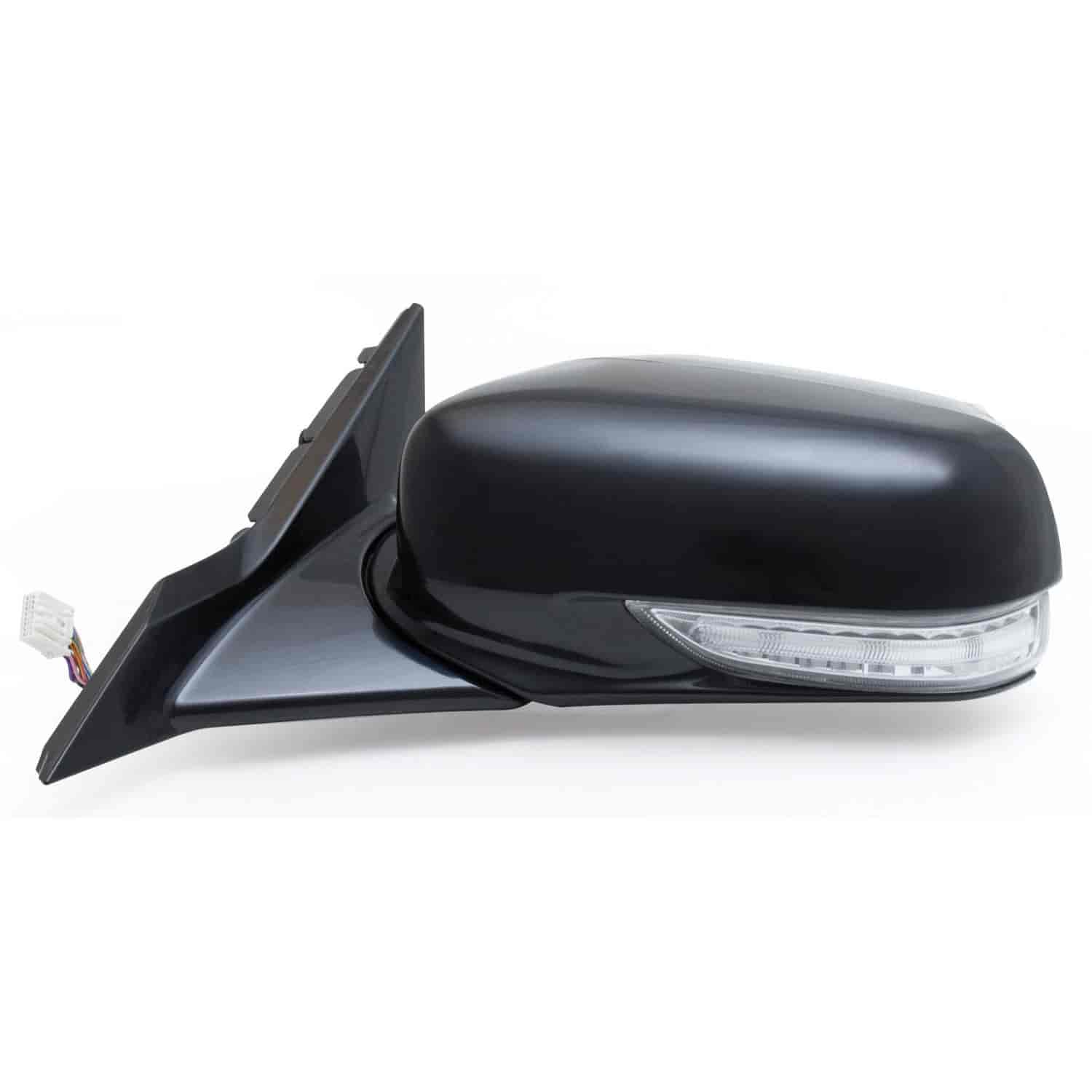 OEM Style Replacement mirror for 09-14 ACURA TL w/turn signal & memory blue lens driver side mirror
