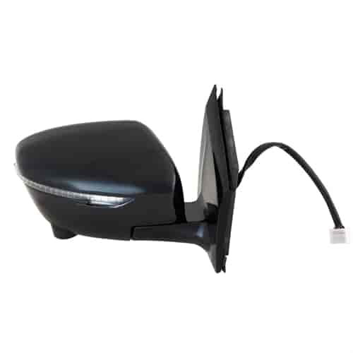 OEM Style Replacement Mirror for 15-17 NISSAN Murano black PTM cover w/turn signal memory CCD camera