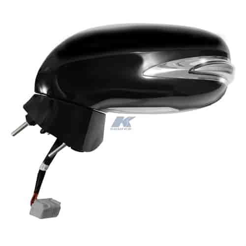 09-13 LEXUS IS 250/ 350 Sedan black PTM w/ turn signal & puddle lamp w/ o luxury sport pkg foldaway