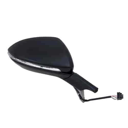 OEM Style Replacement Mirror for 15-16 VOLKSWAGEN Golf textured black w/PTM cover w/turn signal fold