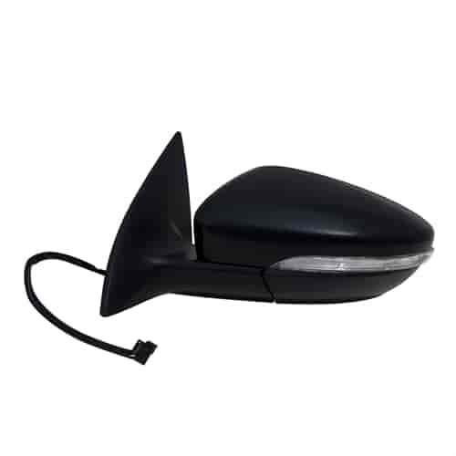 OEM Style Replacement Mirror for 09-12 VOLKSWAGEN Passat CC Coupe textured black w/PTM cover w/turn