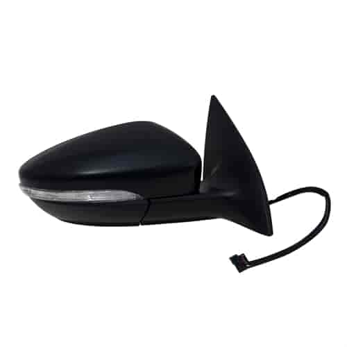 OEM Style Replacement Mirror for 09-12 VOLKSWAGEN Passat CC Coupe textured black w/PTM cover w/turn