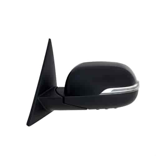 OEM Style Replacement Mirror for 14-17 KIA Soul textured black w/PTM cover w/turn signal memory powe