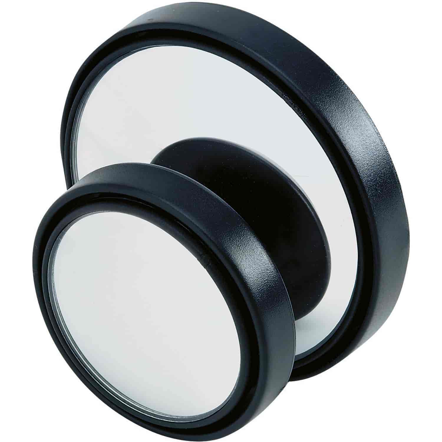 Stick-On Round Mirror This mirror is 2 inches in diameter.