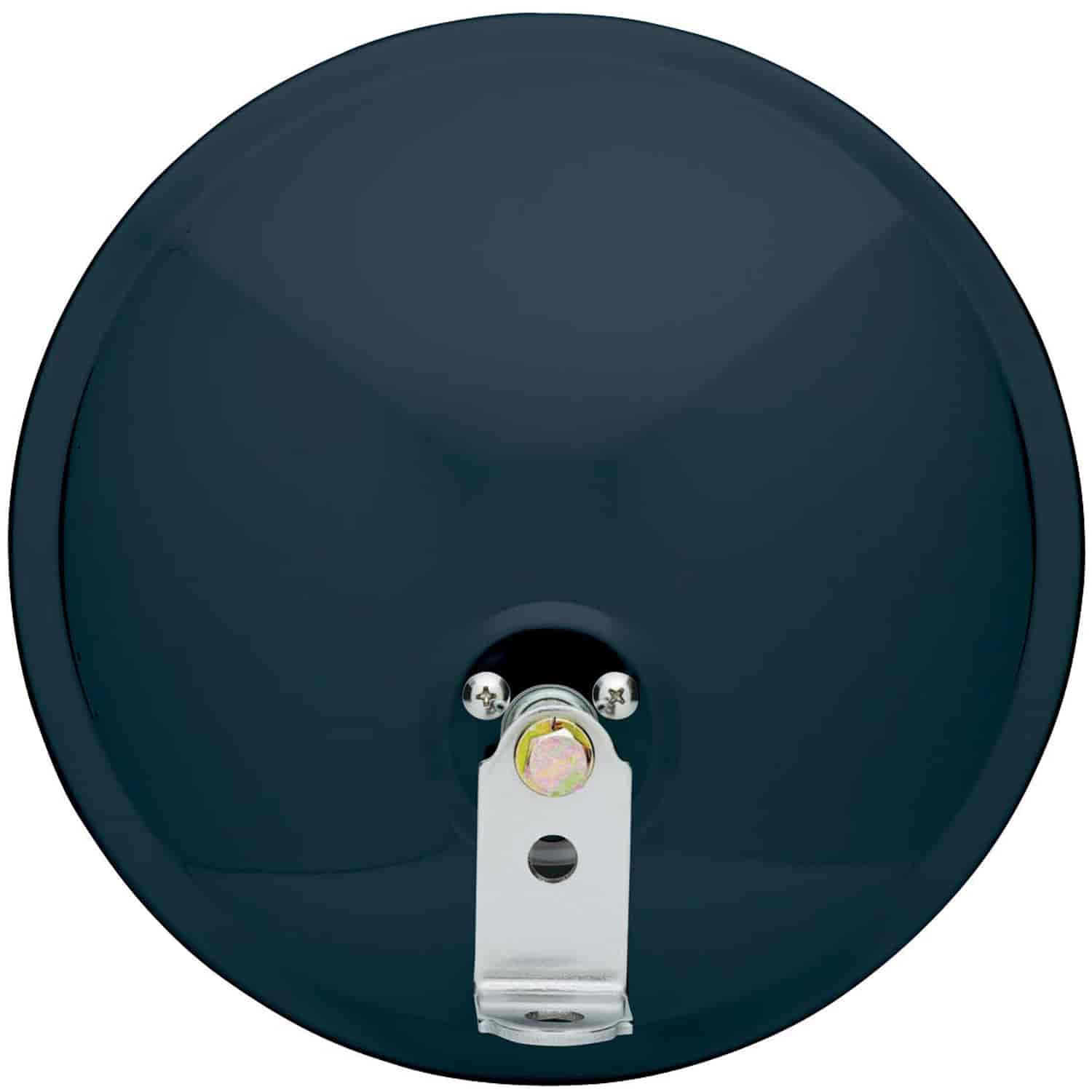 Clamp on Spot Mirror HD 8 1/2 round convex blk heated Easy Clamp-on Installation Convex Lens increases visibility.