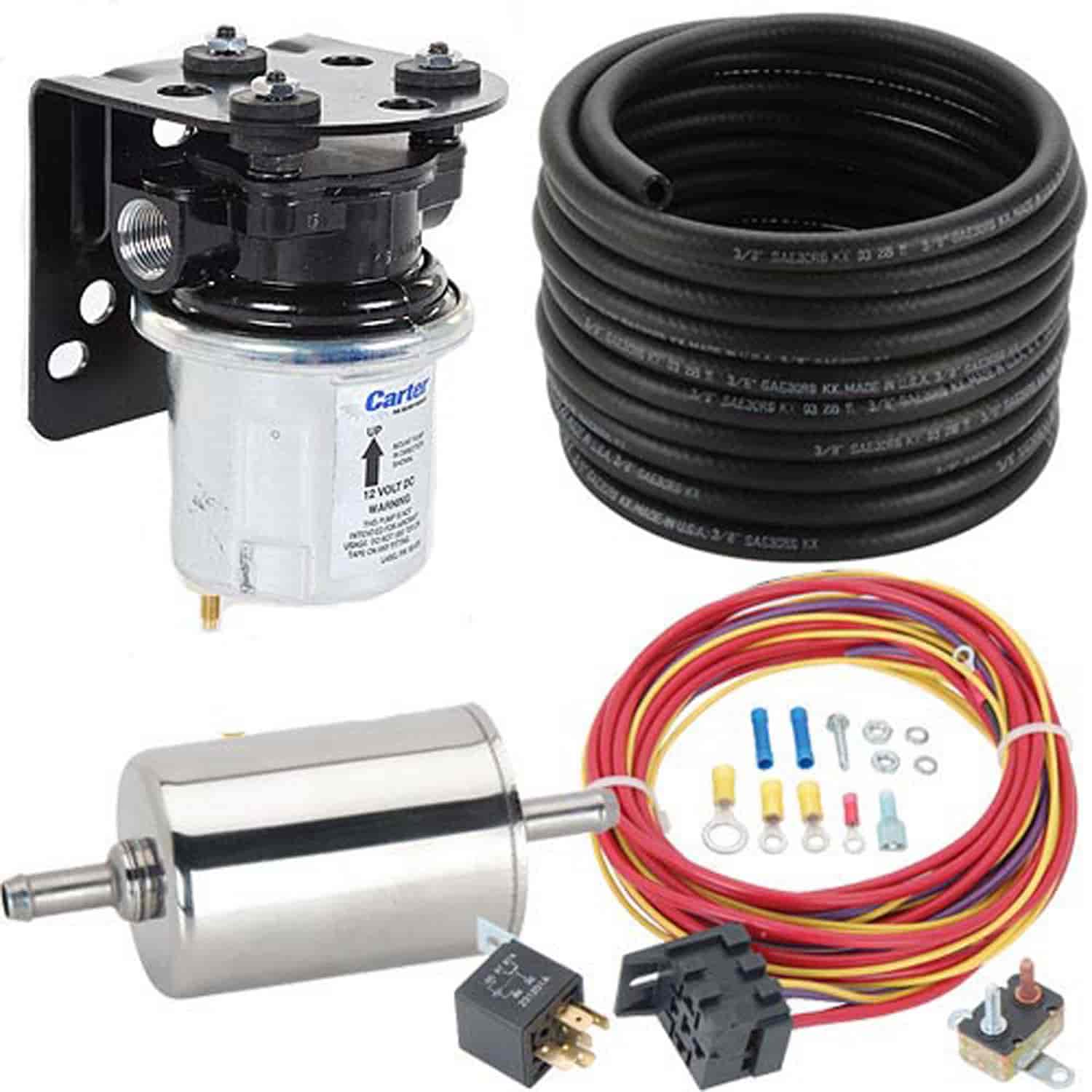Electric Fuel Pump Kit with 100gph Pump