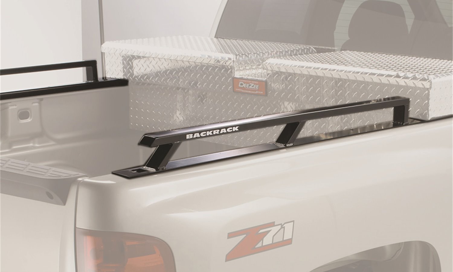 Truck Bed Side Rail, 2020-2022 GM Silverado/Sierra 1500 HD; 6.5 ft. Bed, For use w/ 21 in. Toolbox