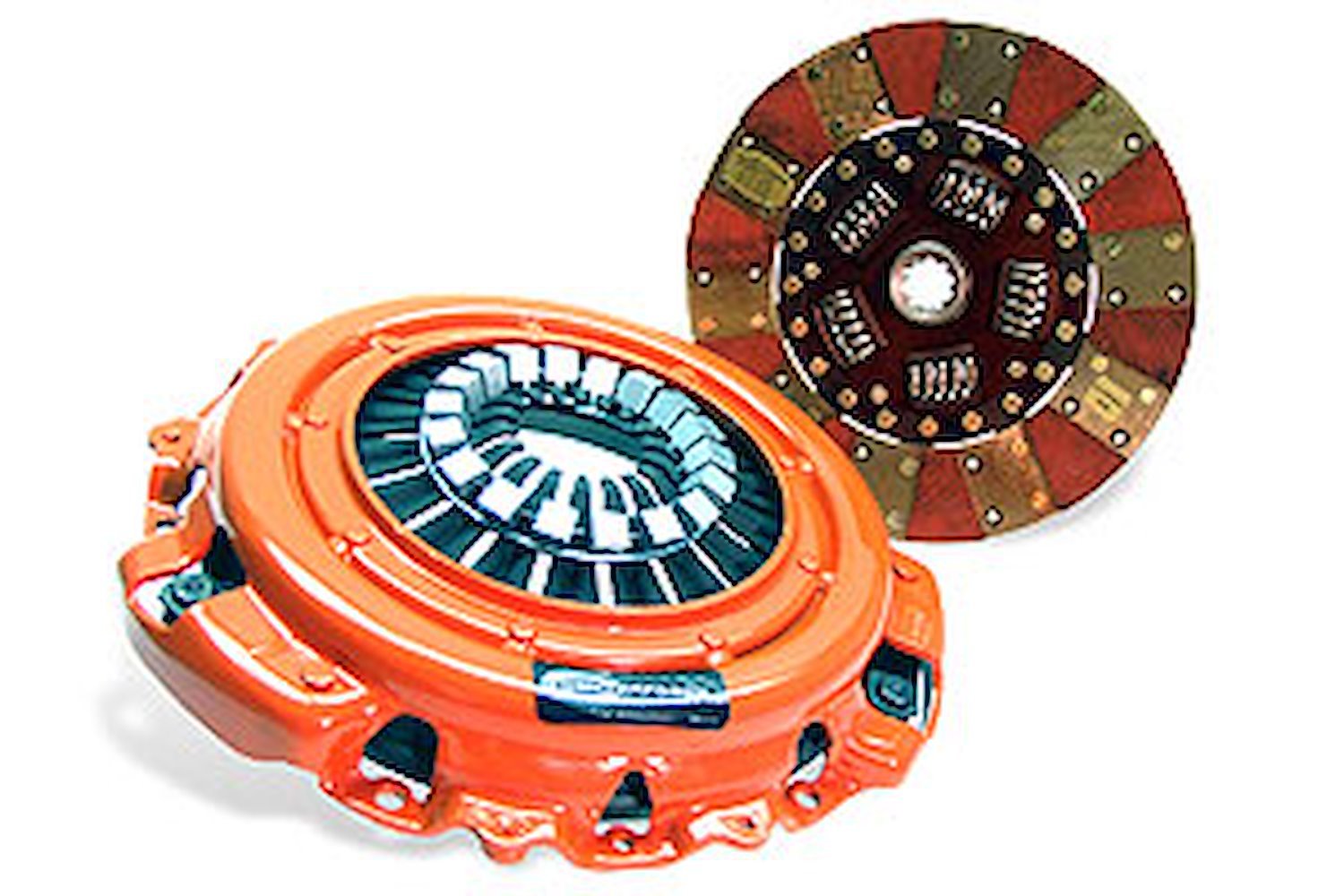 Dual Friction Clutch Includes Pressure Plate, Disc, &
