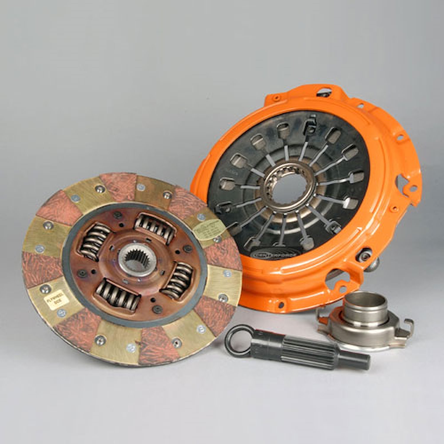 Dual Friction Clutch Includes Pressure Plate, Disc, Throw-Out Bearing, Pilot Bearing and Alignment Tool