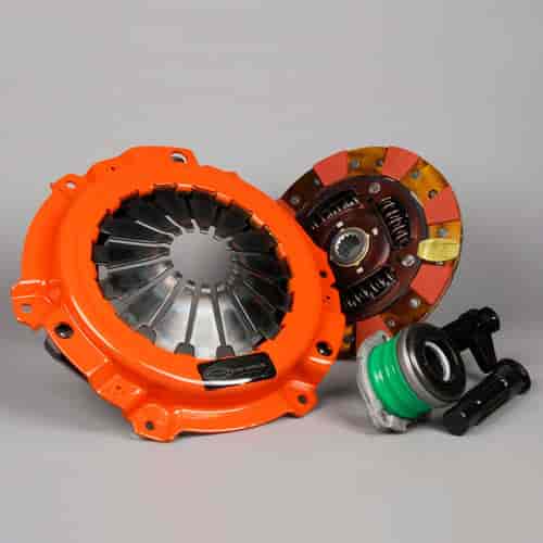 Dual Friction Clutch Includes Pressure Plate, Disc, Throwout