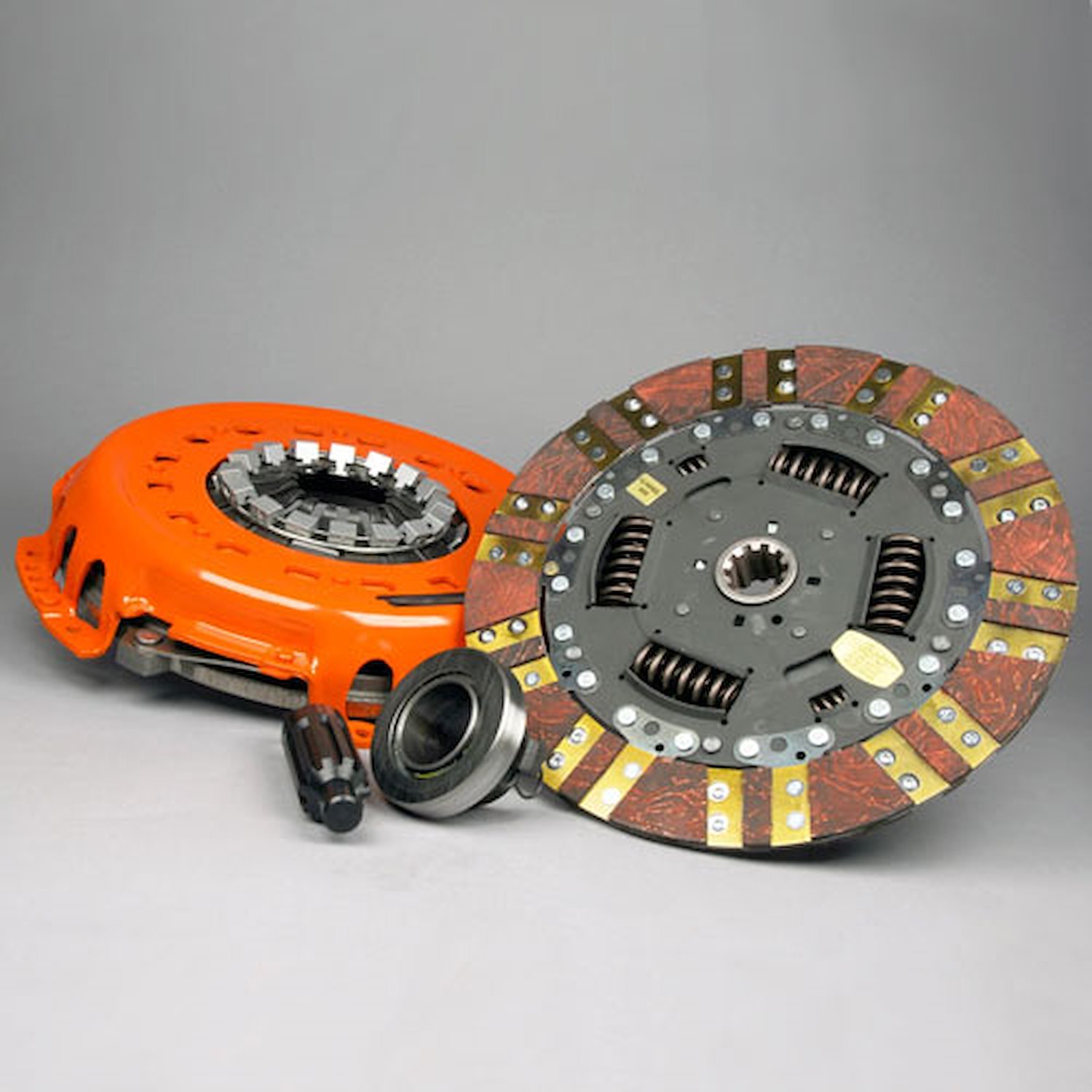 Dual Friction Clutch Includes Pressure Plate, Disc, Alignment Tool and Throw-Out Bearing