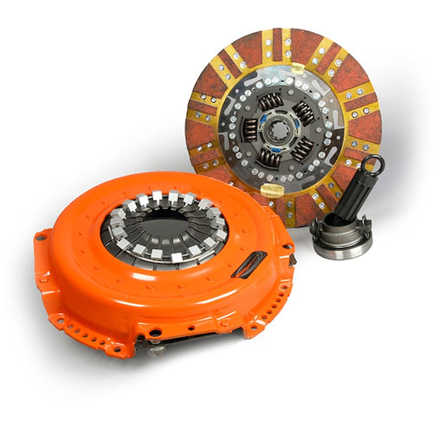 Dual Friction Clutch Includes Pressure Plate, Disc, Throwout Bearing, & Alignment Tool