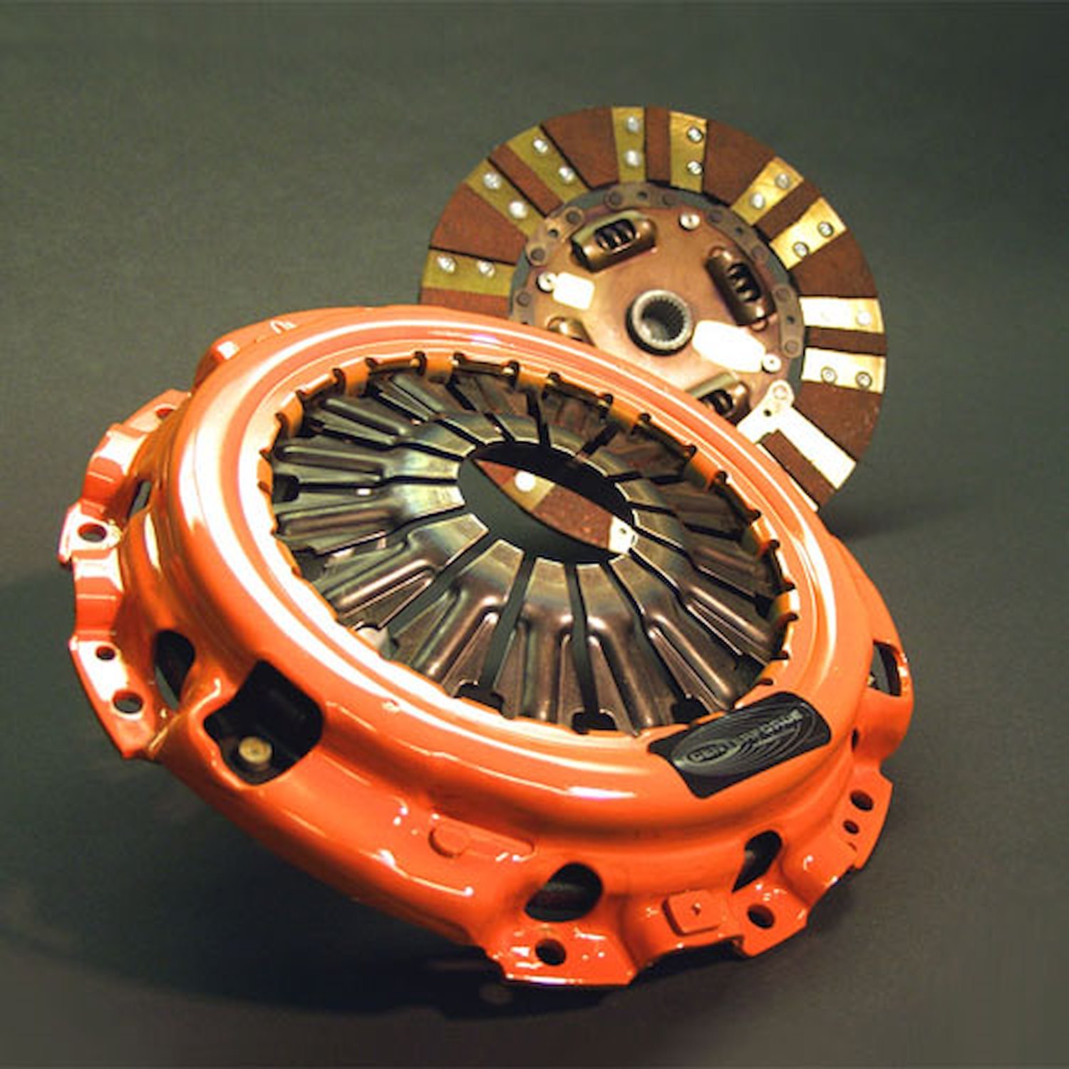 Dual Friction Clutch Includes Pressure Plate and Disc