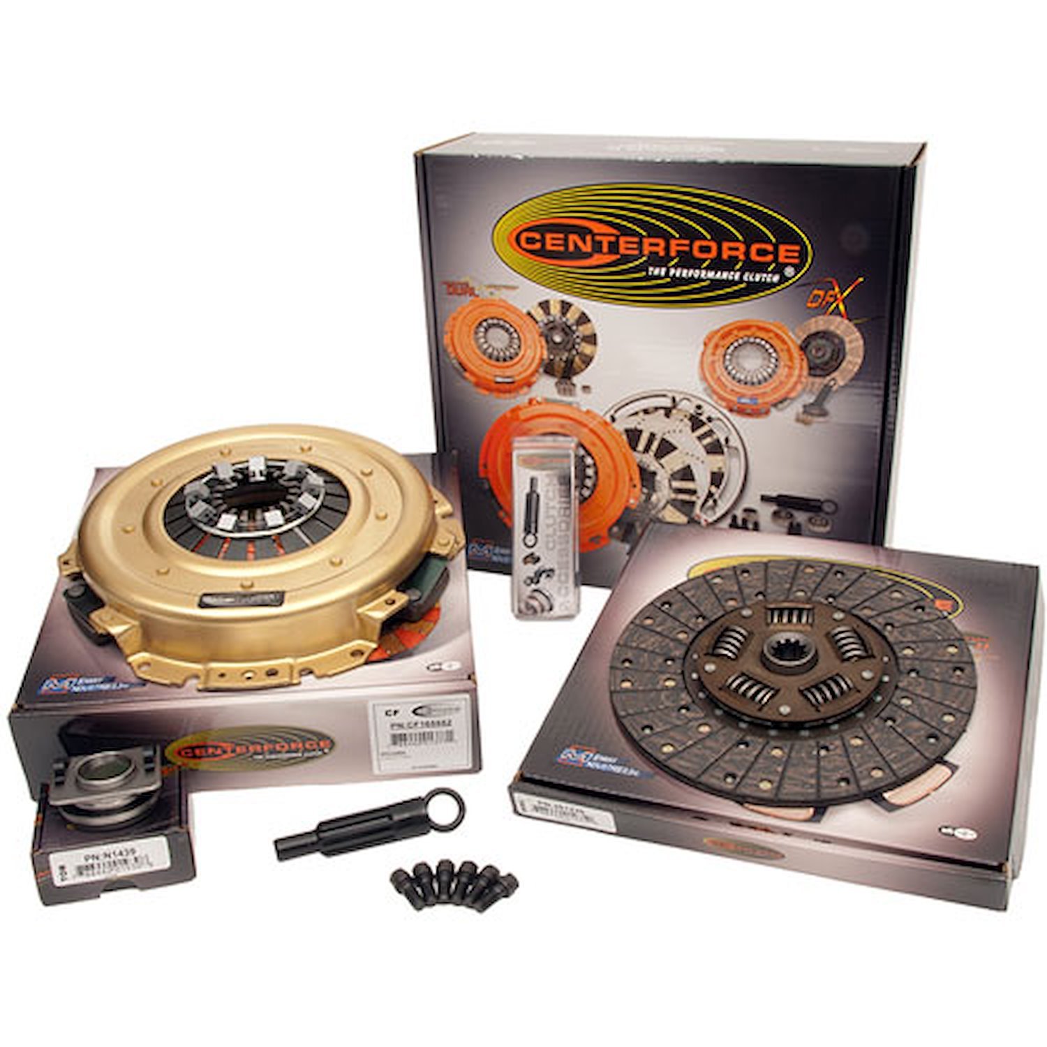 Centerforce I Clutch Kit Includes Pressure Plate, Disc, Alignment Tool, Throw Out Bearing, Pressure Plate Bolts
