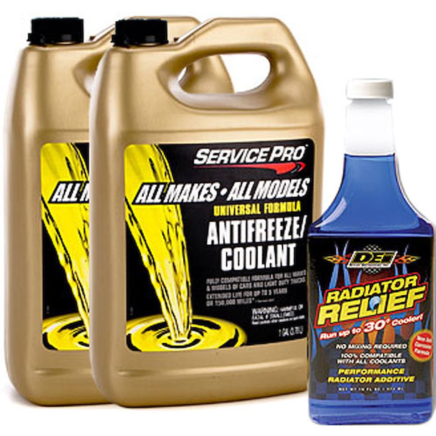 Cooling System Summer Heat Kit Includes: (1) 16oz Bottle DEI Radiator Relief