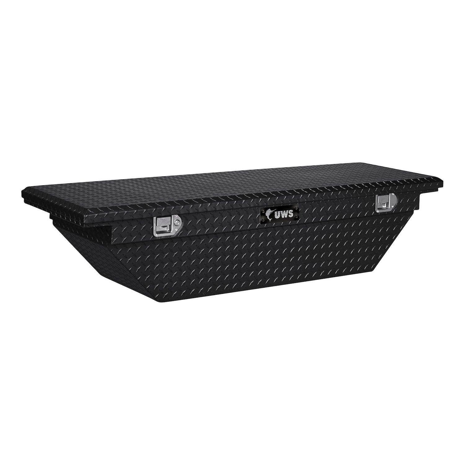 63 in. Angled Crossover Low-Profile Truck Tool Box [Gloss Black]