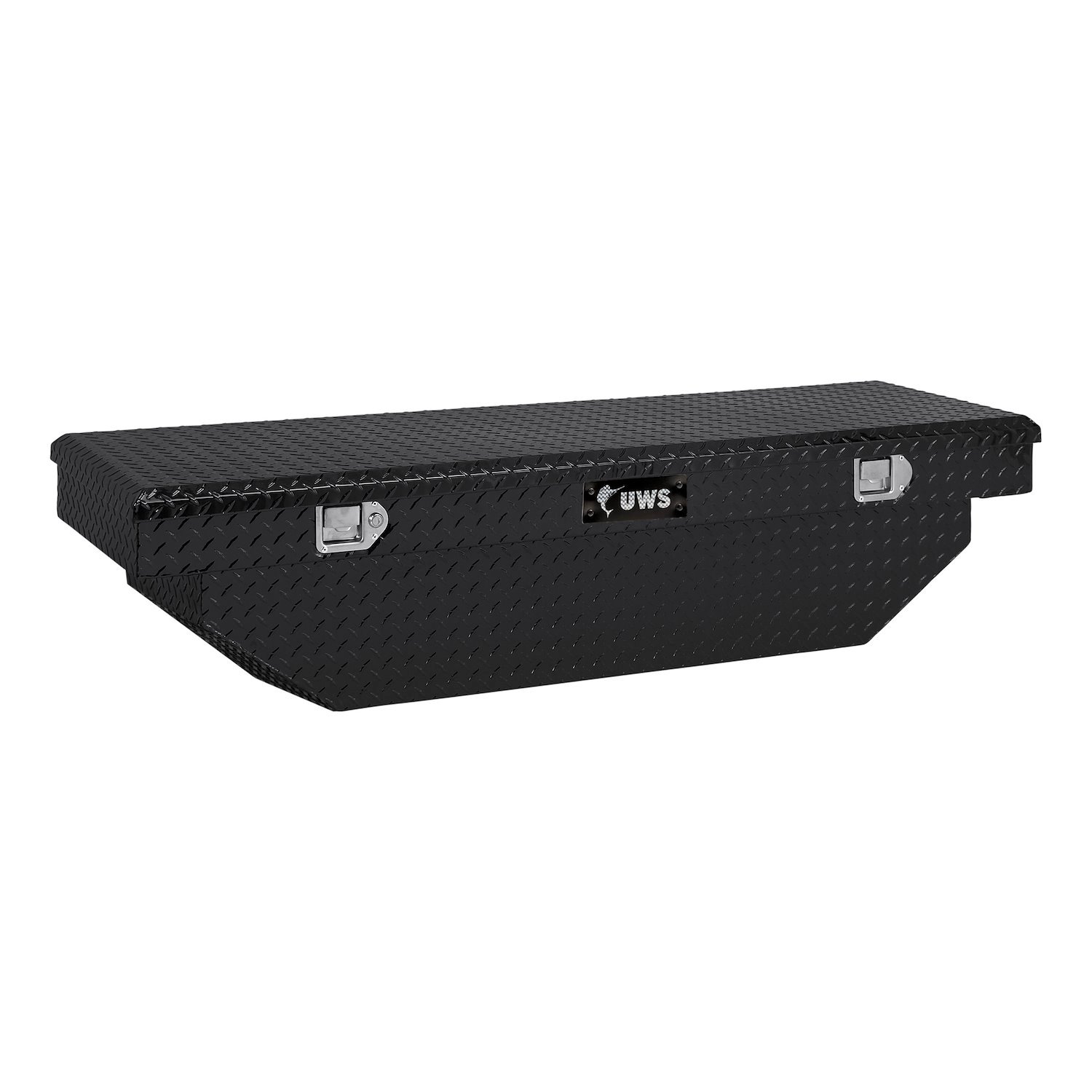 60 in. Angled Crossover Truck Tool Box [Gloss Black]