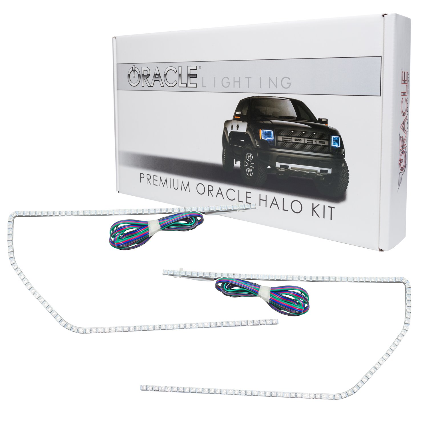 Ford F 150 Raptor 2009 2014 LED ColorSHIFT Perimeter Halo Kit Simple