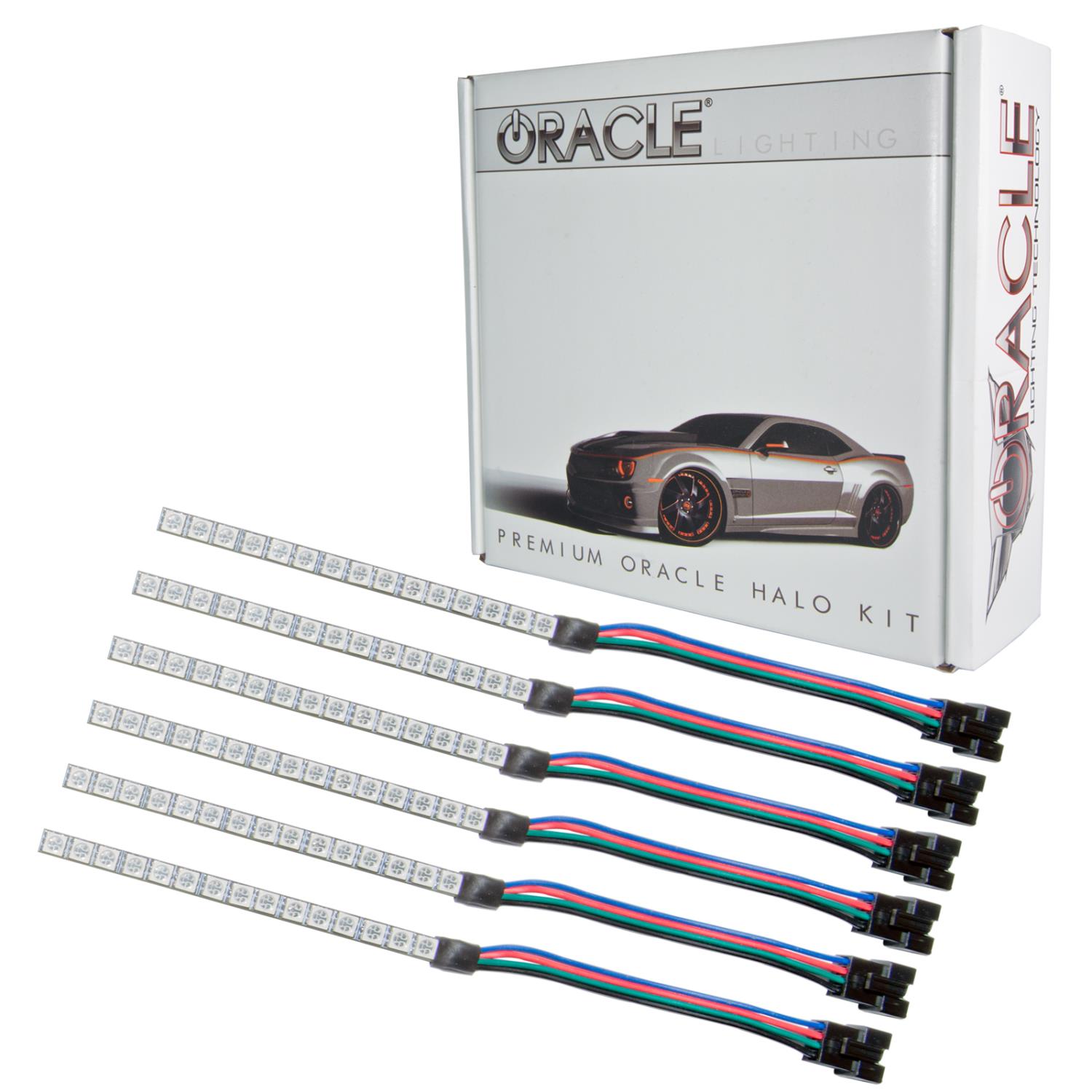Ford Mustang 2015 LED ColorSHIFT Headlight Concept Strip Kit Simple
